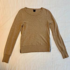 Club Monaco Cashmere Blend Sweater with Zippers